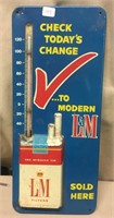L&M Cigarettes Thermometer, 13"H