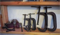 Vise and clamps