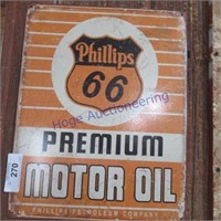 Phillips 66 metal sign