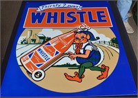 Whistle sign (metal) 26w x 30h
