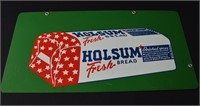 Holsum Bread sign (green) 30 x 15in 2 sided