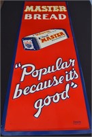 Master Bread (vertical) sign 15 x 40 in