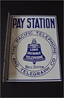 Pay Station Flange sign 17 x 12in 2 sided