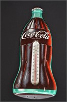 Large Coca Cola Thermometer sign 30 x 9in