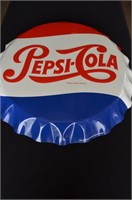 Pepsi Cola Bottle Cap sign (2002) 26in (round)
