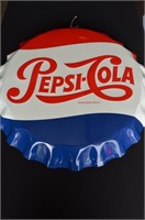 Pepsi Cola Bottle Cap sign (1994) 26in (round)