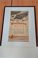 Winchester Framed Calendar 37 x 25in