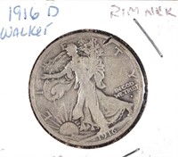 1916-d [obv] Walking Liberty Half Dollar