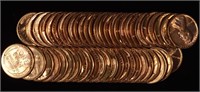 1954-s Lincoln Cents (GEM BU? Roll)