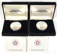 Sterling Bicentennial Statue of Liberty Medals (2)