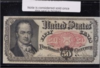 1875 - 50 Cent Fractional Currency Note (GEM UNC?)