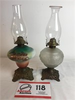 Oil Lamps 18"Tall