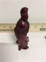 Small Red Asian Statue