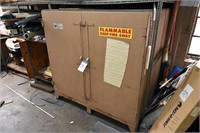 Flammable Cabinet w/Contents (Coating Spray, Etc.)