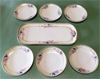 (7 PC.) Hand-Painted Nippon Ware Porcelain #1