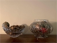 2 Waterford Crystal Potpourri Bowls