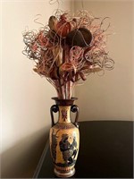 Lg. Floral Arrangement & Vase