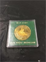 Ellis island solid proof medallion