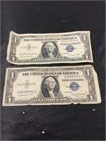Two silver certificates