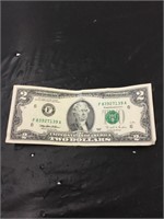 1995 two dollar bill