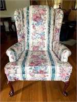 Broyhill Upholstered Wing Back Arm Chair