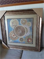 NICE FRAMED ABSTRACT PICTURE