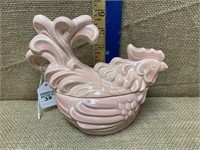 Red Wing 2 piece chicken pin dish