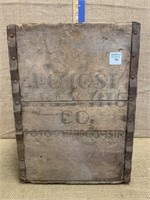 Potosi Brewing Co. Wood Crate