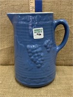 UHL Pottery Grape Embossed Pitcher
