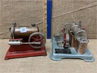 2 Small Steam powered toy boilers