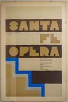Sante Fe Opera vintage poster