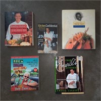 5x Famous/Professional Chefs Cookbooks