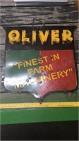 Oliver Metal Sign