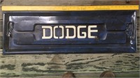 Dodge Tailgate Metal Sign