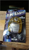 BELT CLIP FM RADIO