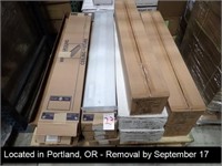 LOT, ASSORTED LIGHT FIXTURES ON THIS PALLET