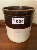6 GALLON CROCK WITH CRACK