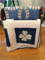 Quilt Rack and Quilts