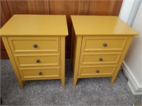 PAIR OF MATCHING SOLID WOOD NIGHT STANDS