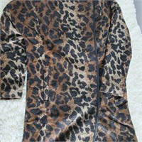 B.young leopard print jacket size 36