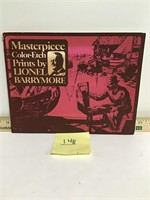 Masterpiece color etch prints by Lionel Barrymore