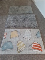 LOT OF 3 VARIOUS ACCENT RUGS