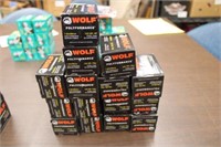 15 boxes of Wolf 7.62 x 39 FMJ