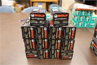 14 boxes of Wolf 7.62 x 39 FMJ