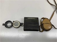 AUSTRALIAN MILITARY COMPASS AND TRENCH MIRROR
