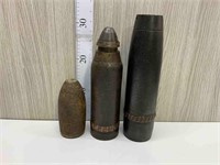 3 ARMY PROJECTILES