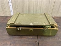 TIMBER AMMUNITIONS CRATE MULWALA NSW WITH