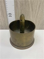TRENCH ART BRASS SHELL DATED 1918