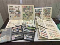 7X ASSORTED STAMP ALBUMS - ALL FULL OF