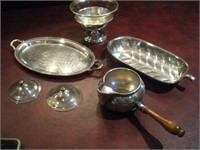 4 Pieces Of Silver Plate
